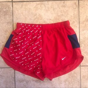 Nike Tempo Dri Fit Women’s Shorts Size L Red